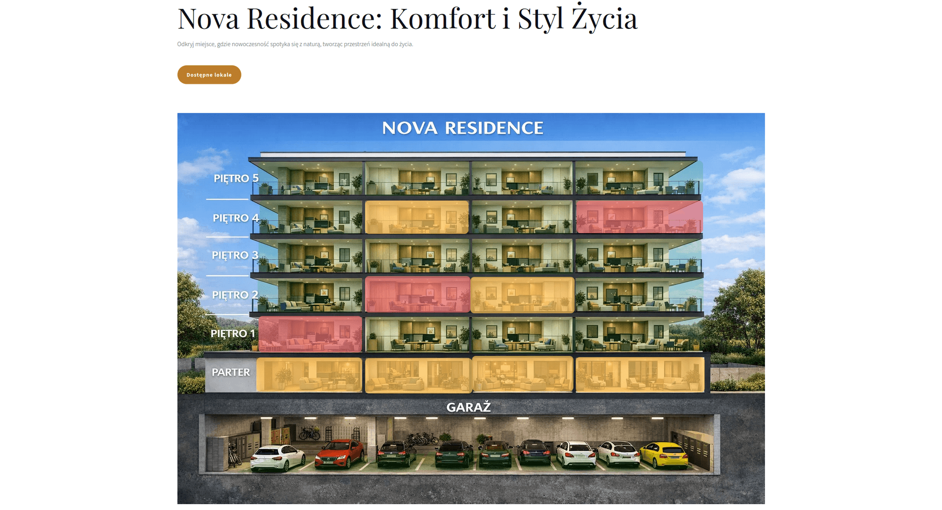 Interaktywna wizualizacja budynku