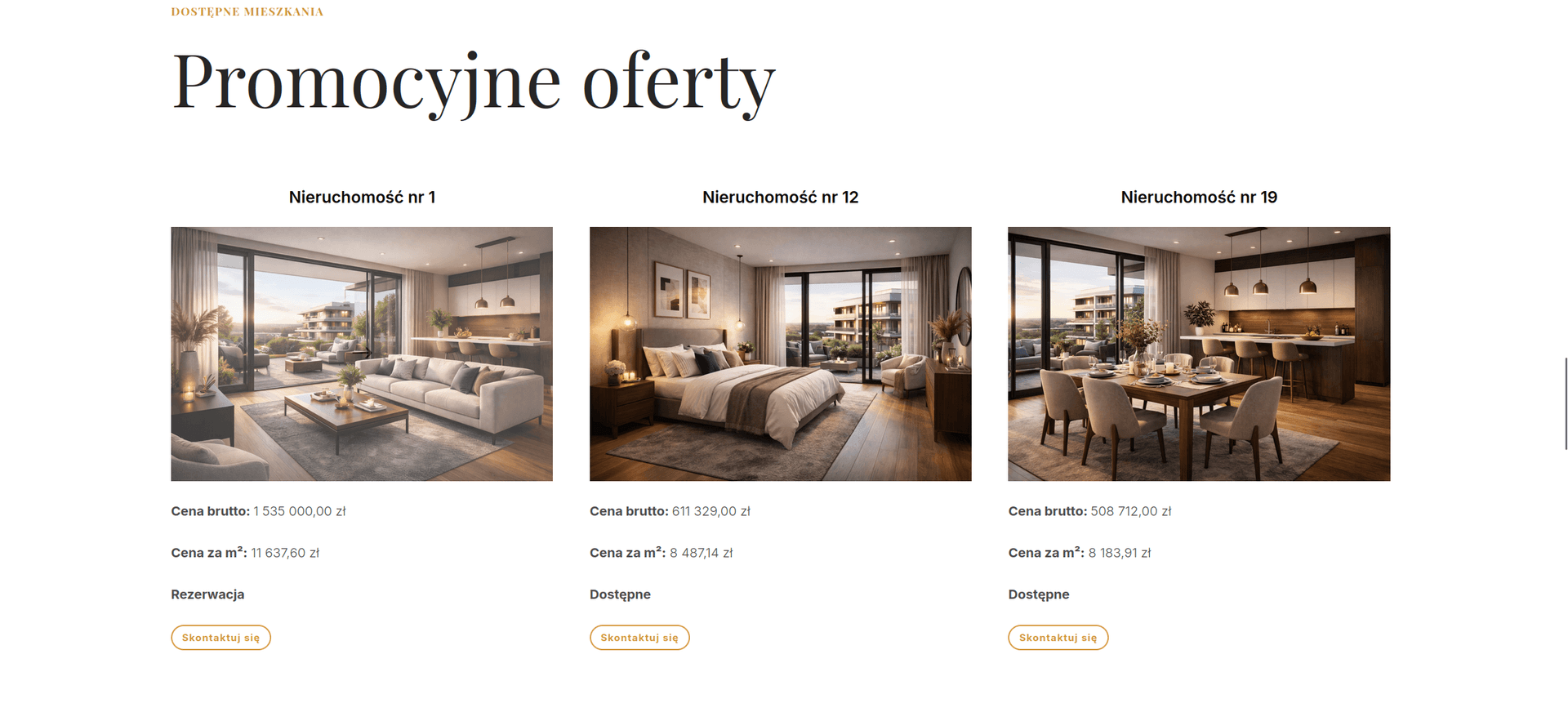 Sekcja promocji i ofert specjalnych