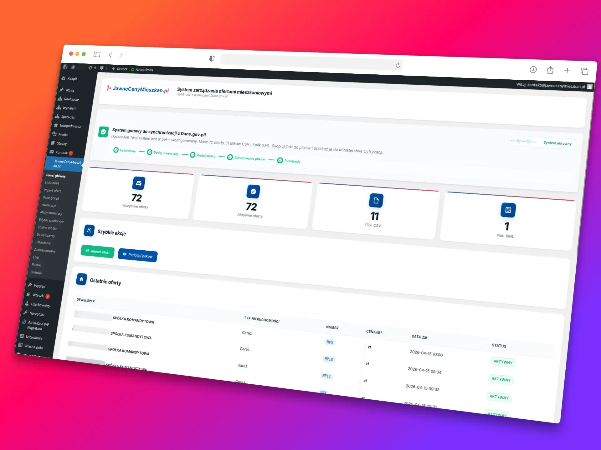 jawnosc-cen-mieszkan-wtyczka-wordpress-panel